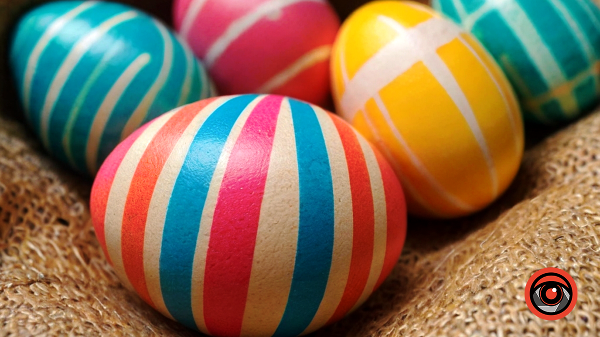 Цікаві та оригінальні писанки | Як пофарбувати яйця у кошик 7