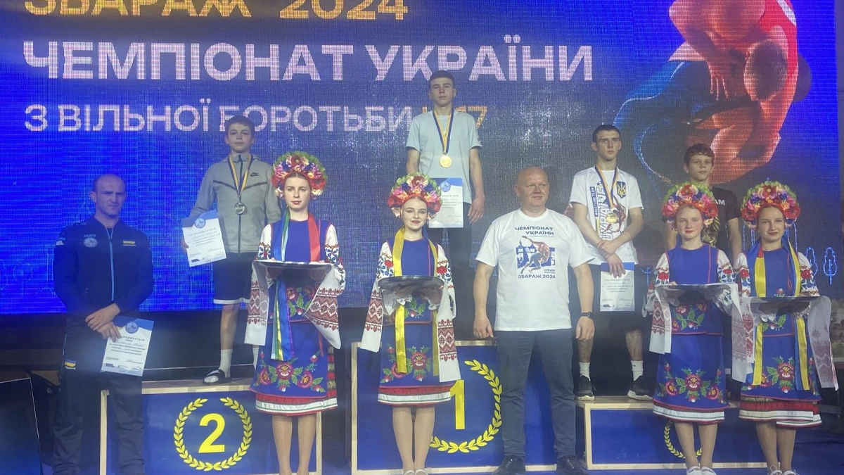 Коломияни здобули медалі на Чемпіонаті України з вільної боротьби 2