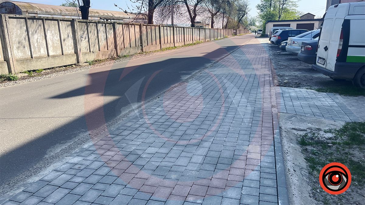 У скільки бюджету Коломиї обійшовся тротуар на вулиці Крип'якевича 2