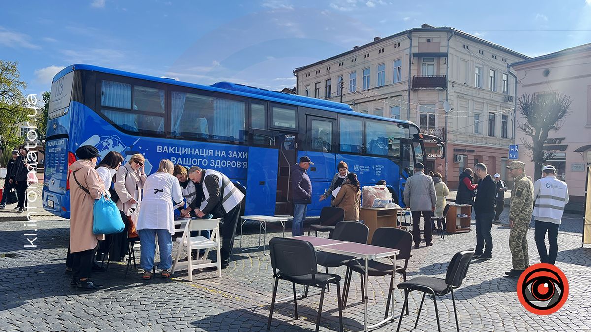 Сьогодні у центрі Коломиї безкоштовно перевіряють стан здоров’я і вакцинують 1