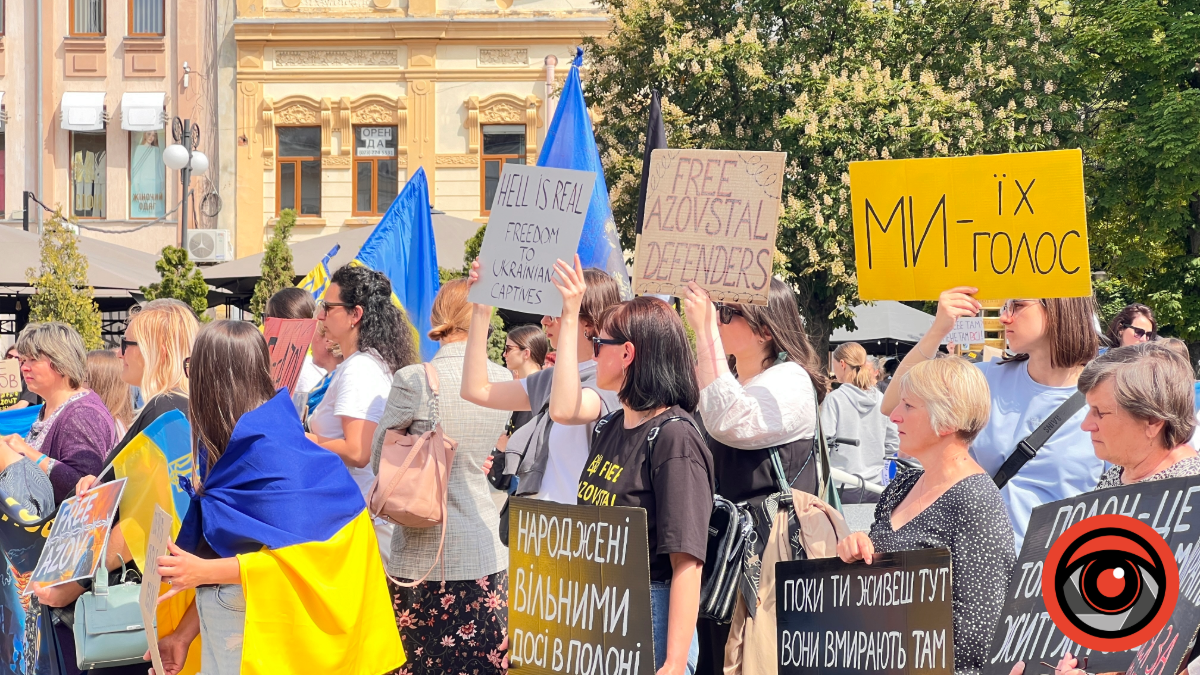 В Івано-Франківську відбулася акція “Не мовчи! Полон вбиває!” 2