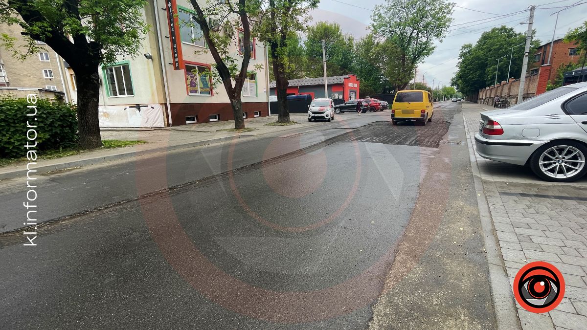 У Коломиї розпочали ямковий ремонт вулиці Хмельницького 5
