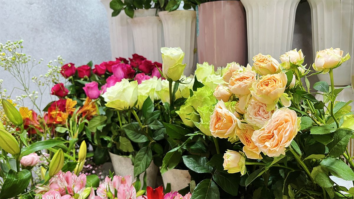 Яскраві вуличні квіти, букети для коханих і трендові вазони у квітковій крамниці "Пташка" 1