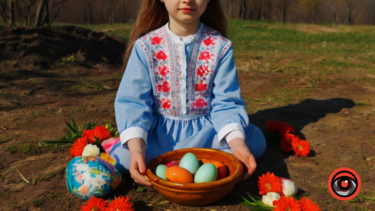 Як штучний інтелект бачить святкування великодніх свят в Україні 7
