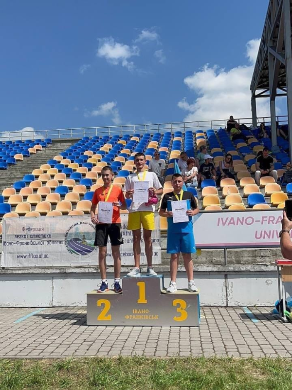 Коломийські спортсмени здобули медалі на Чемпіонаті області з легкої атлетики 1