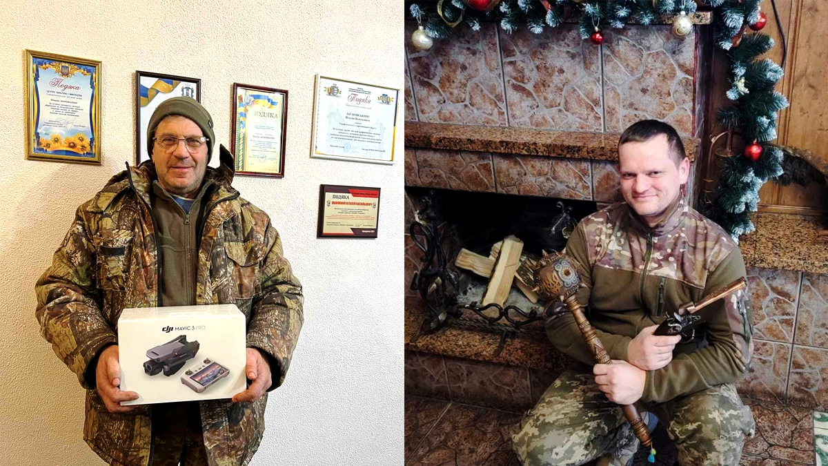 Воїнів з Городенківщини Ярослава Роїка та Володимира Подопригору нагородили почесними відзнаками