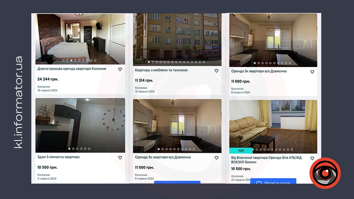 Яка вартість оренди житла у Коломиї наприкінці червня 5