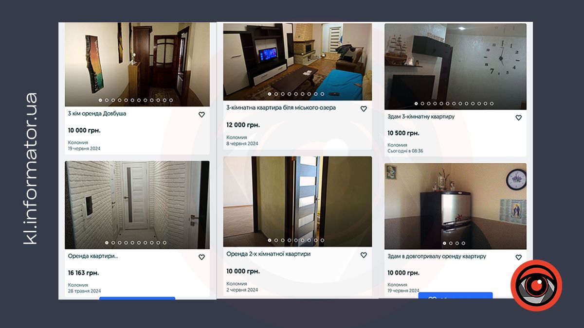 Яка вартість оренди житла у Коломиї наприкінці червня 6