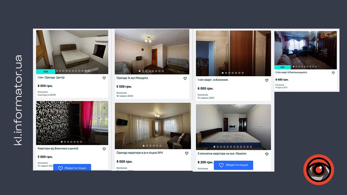 Яка вартість оренди житла у Коломиї наприкінці червня 1