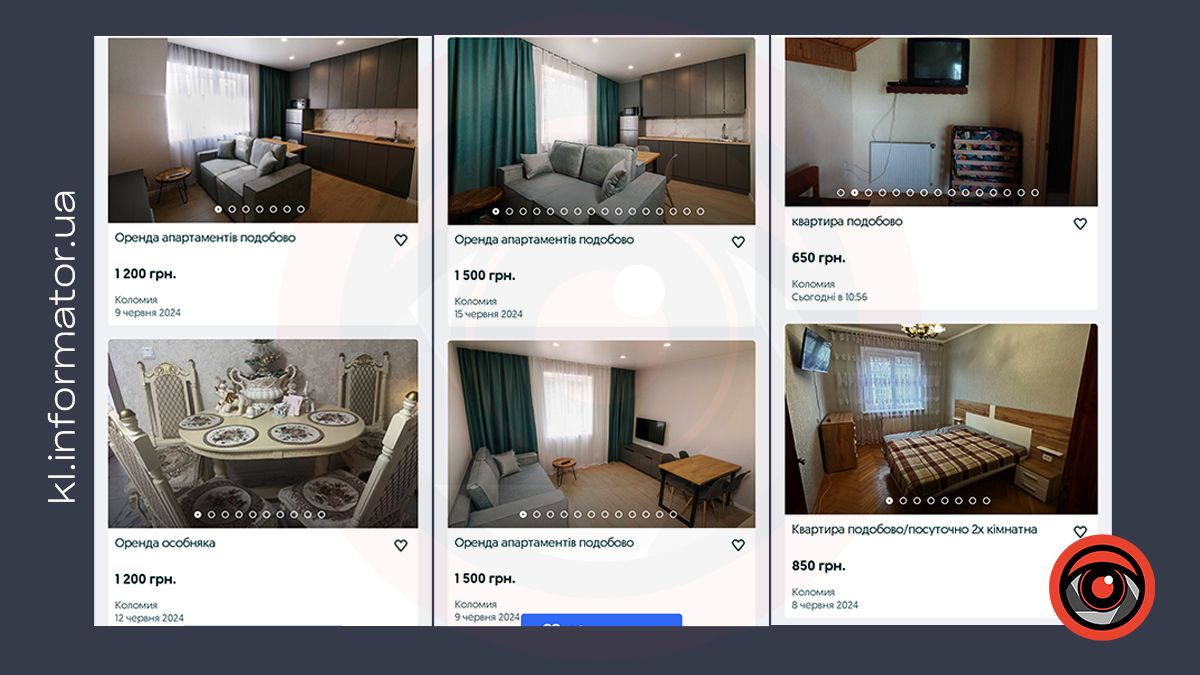 Яка вартість оренди житла у Коломиї наприкінці червня 12
