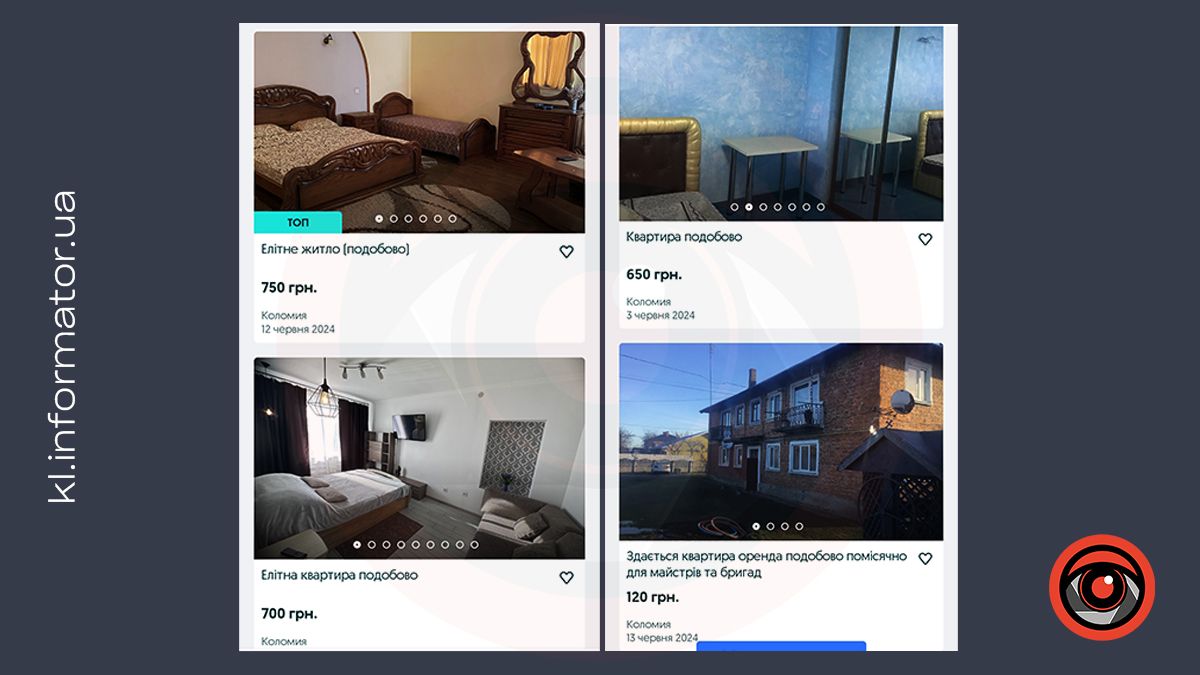 Яка вартість оренди житла у Коломиї наприкінці червня 10