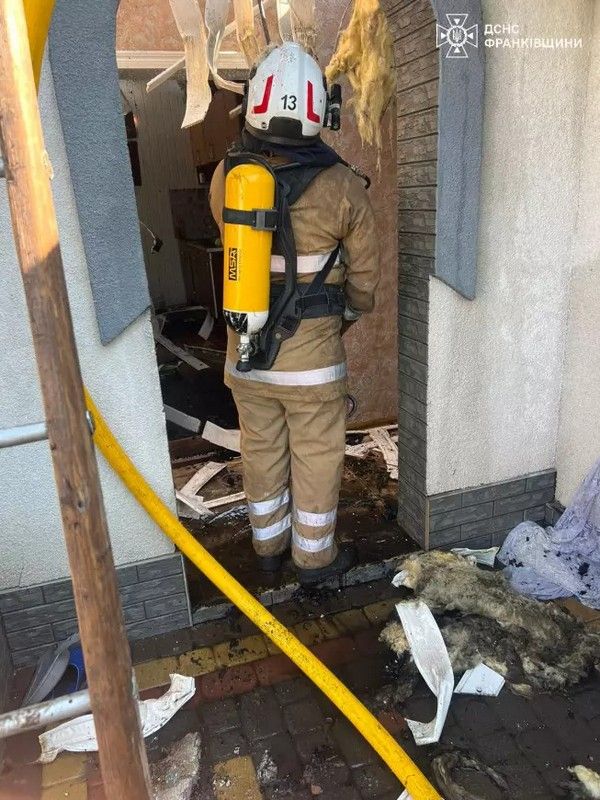 На Городенківщині палав житловий будинок 1