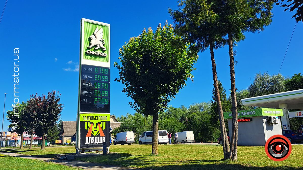 Які ціни на бензин, дизпаливо та автогаз на АЗС Коломиї 5 липня 1