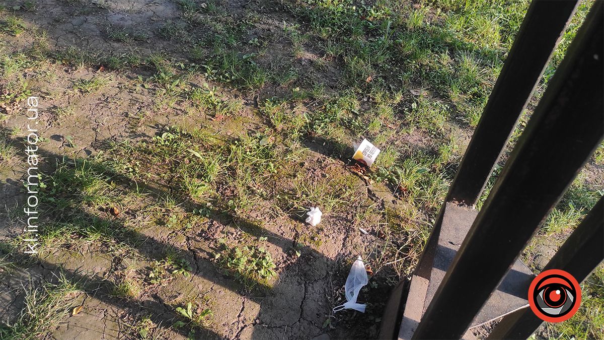 Де пили - там лишили. Коломияни влаштували сміттярку у самшитовому скверику 3
