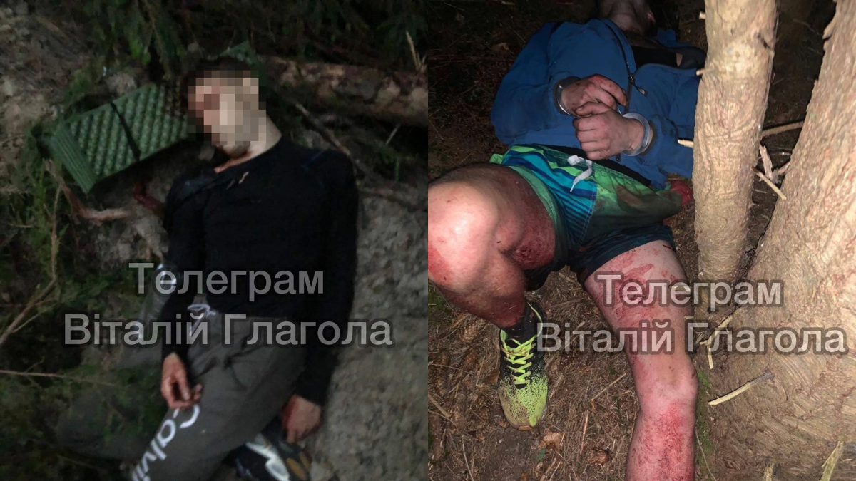 скріни з Телеграму журналіста Віталія Глаголи