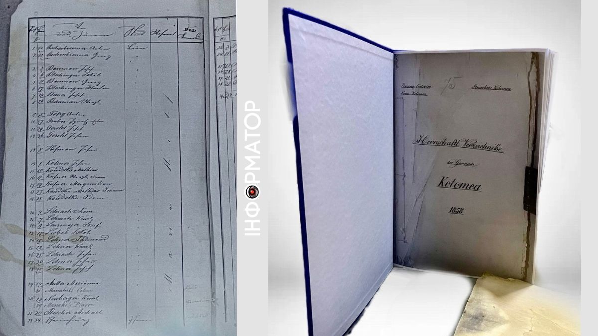 У Музею історії Коломиї зберігається унікальний рукопис с ХІХ ст про найбагатших власників маєтків 1