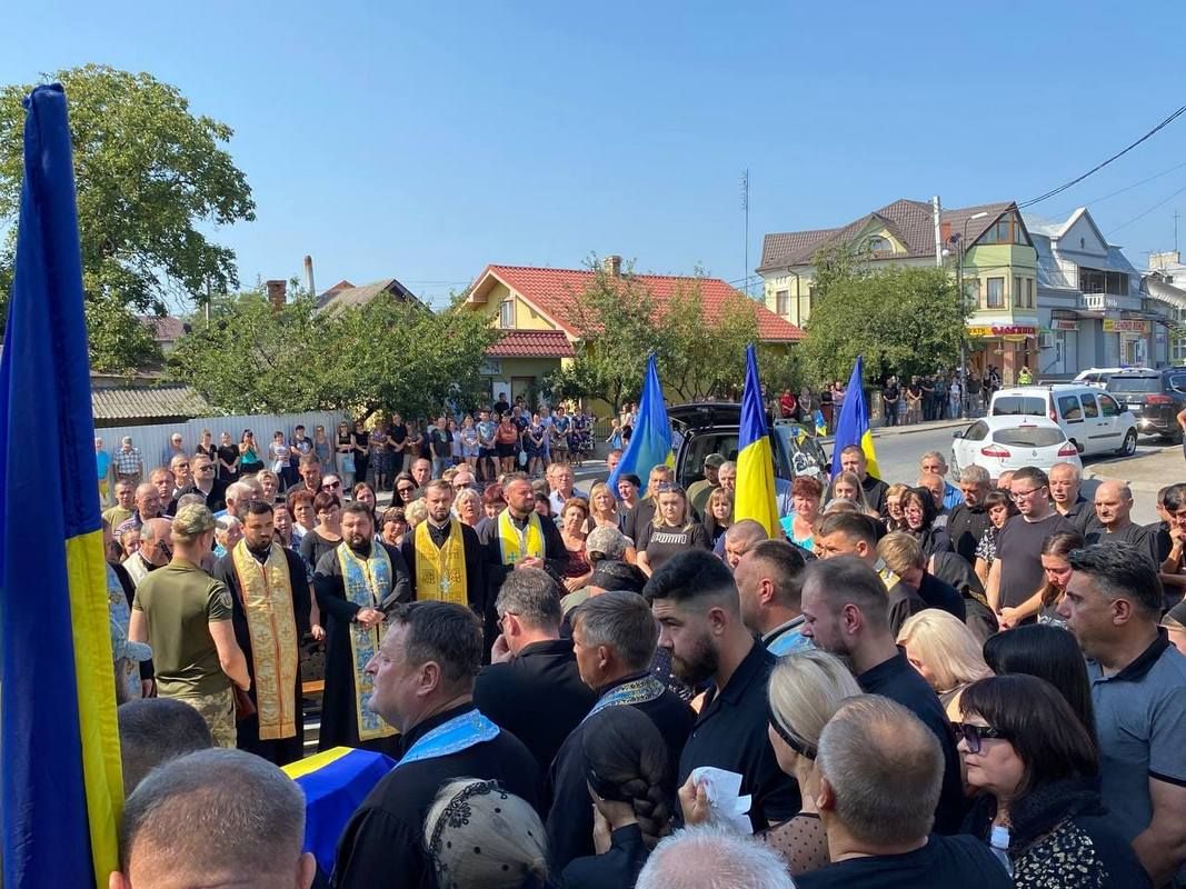 Городенка зустріла полеглого Героя Олександра Поповича 5