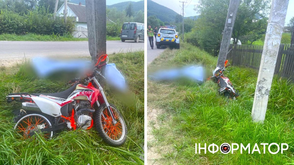 У селі Люча мотоцикліст розбився на смерть