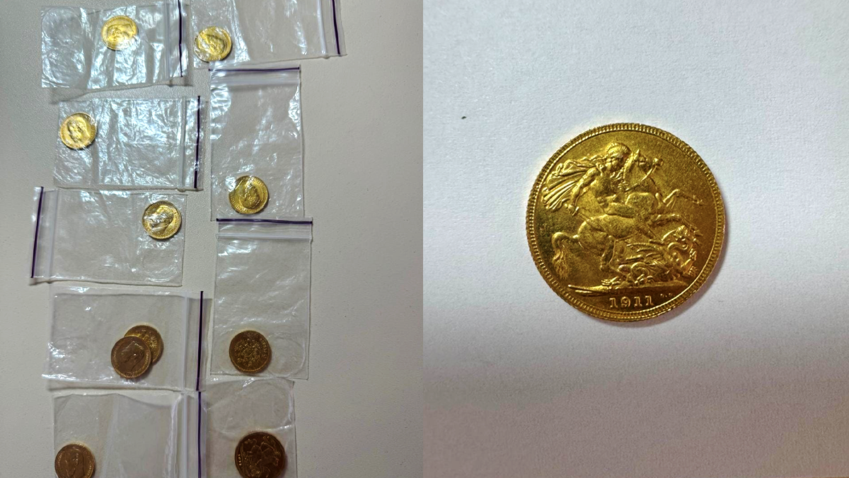 У легковику, який прямував до Словаччини, прикордонники виявили старовинні монети 1