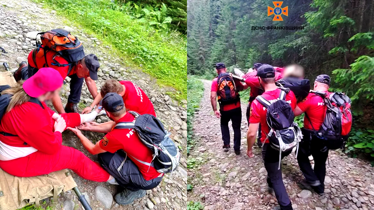 1 серпня рятувальники двічі виїжджали на допомогу людям у гірській місцевості 1