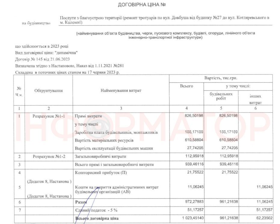 скрін додатку до договору