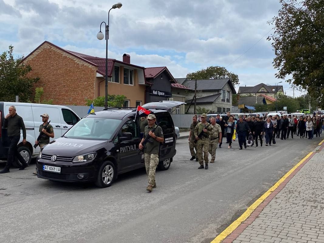 Городенка зустріла полеглого Героя Михайла Лазорка 8