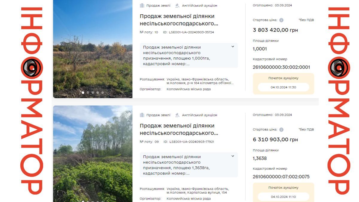 У Коломиї знову продають землі на 10 млн грн 1