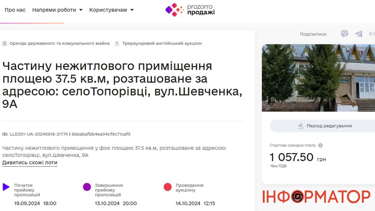 Влада Городенки здає в оренду частину фоє у будинку культури 1