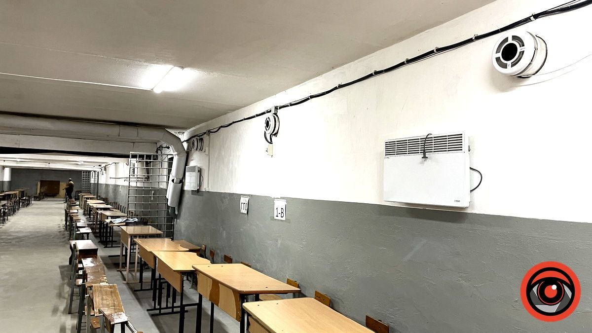 Які умови в укритті Коломийського ліцею №4 5