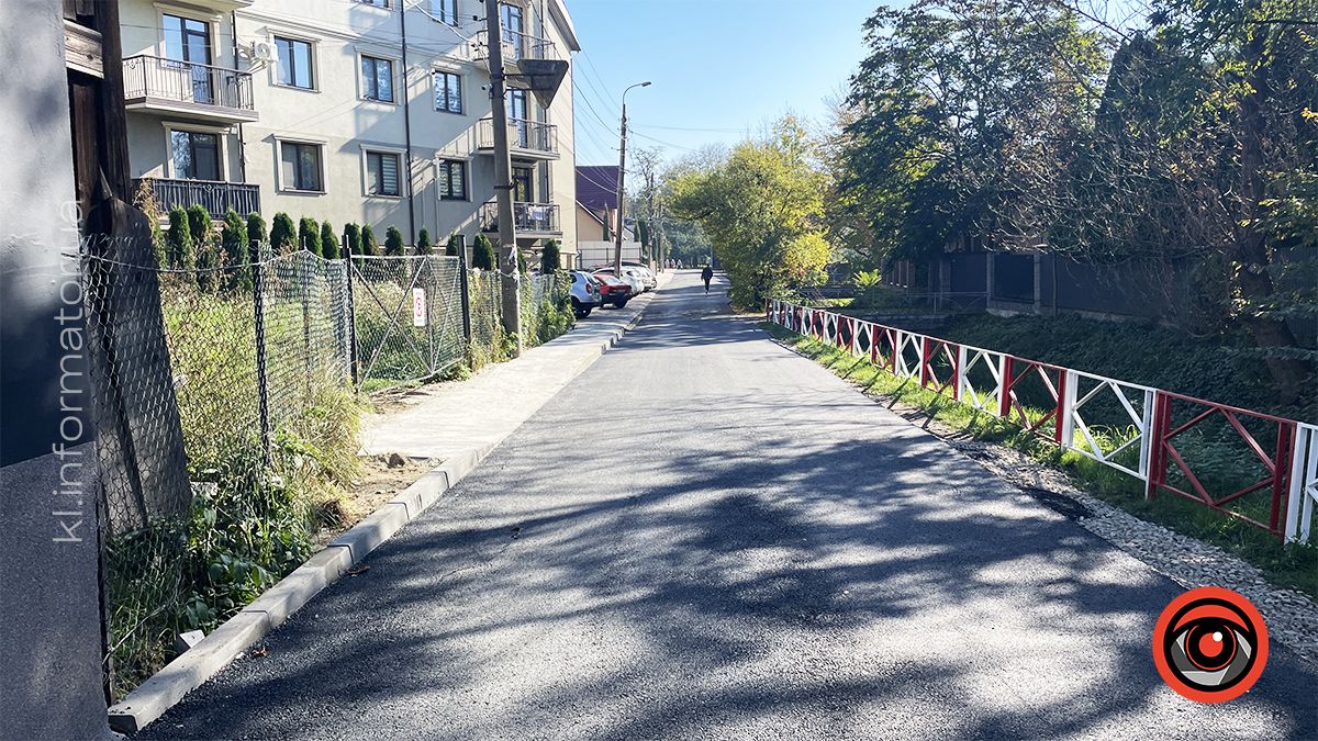 У Коломиї завершили ремонт дороги по вулиці Тарабалки 6