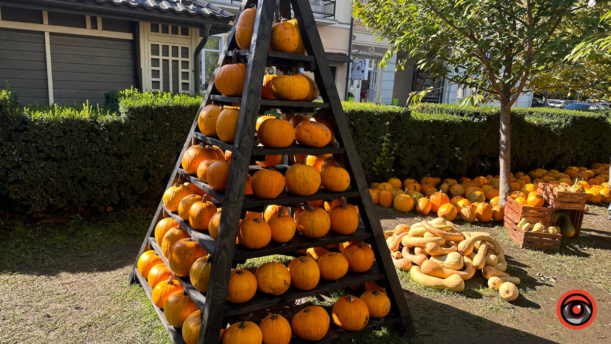 Гарбузи та ретро автомобіль: у середмісті Коломиї з'явилась осіння фотозона 3