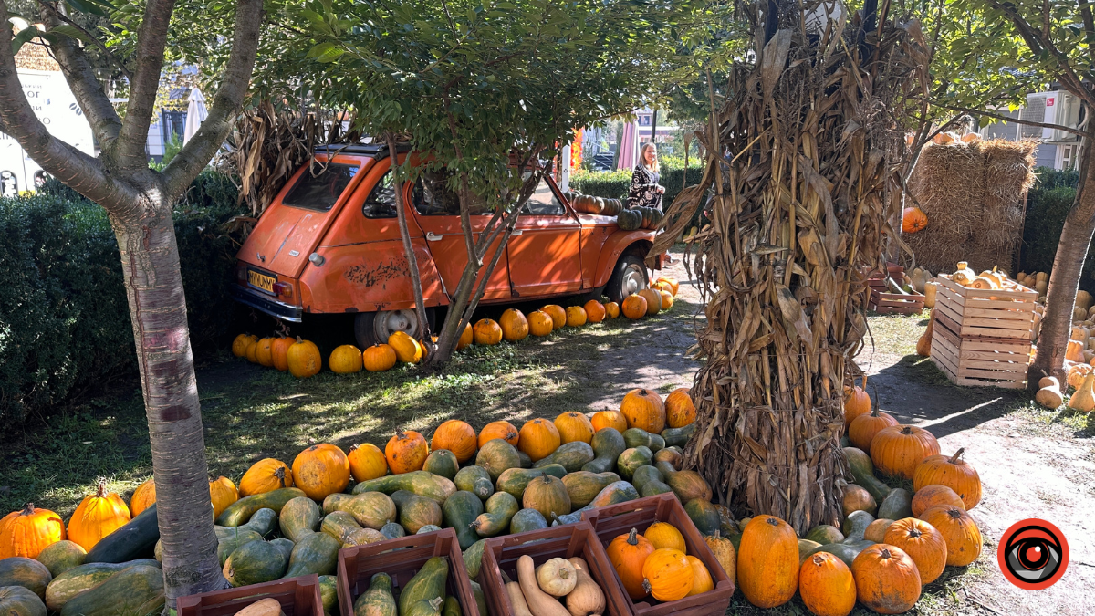 Гарбузи та ретро автомобіль: у середмісті Коломиї з'явилась осіння фотозона 6