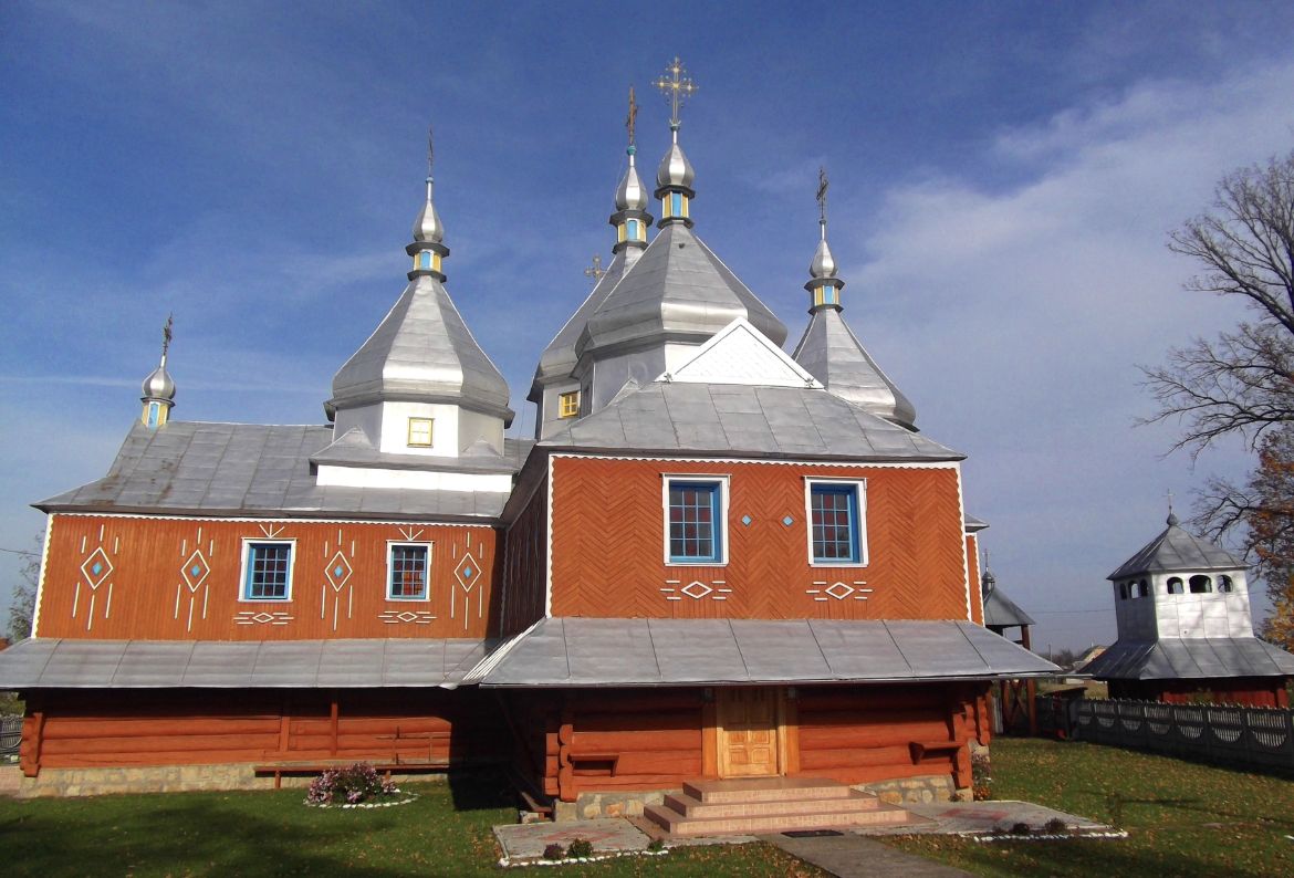 Старий вигляд церкви у Раківчику