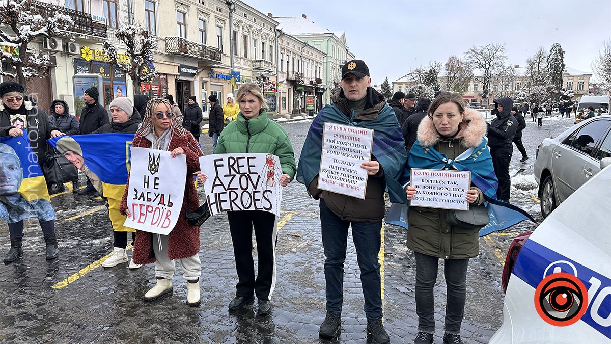 У Коломиї пройшла акція "Не мовчи! Полон вбиває!" 1