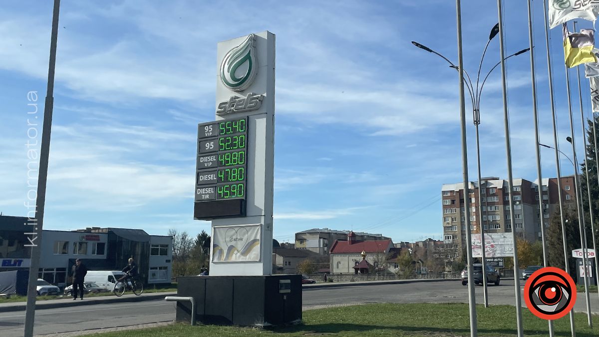 Скільки коштує пальне на АЗС Коломиї на початку листопада 2
