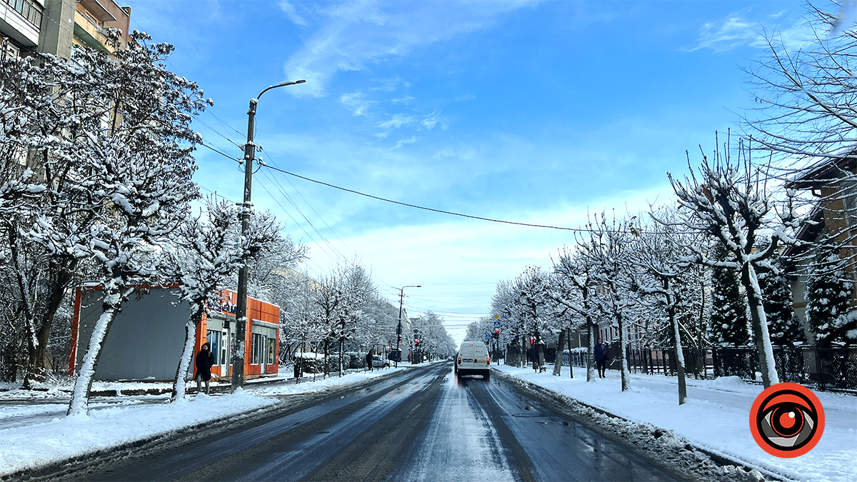 В якому стані дороги Коломиї після нічного снігопаду 23 листопада 5