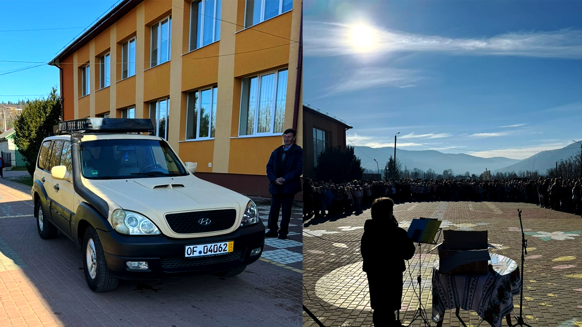 У Микуличинському ліцеї пройшов благодійний ярмарок, де зібрали кошти на автомобіль для ЗСУ