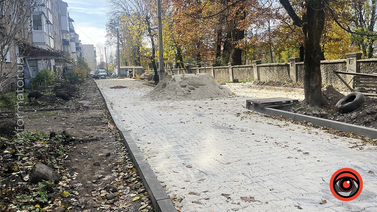 Ремонт на вул.Бандери