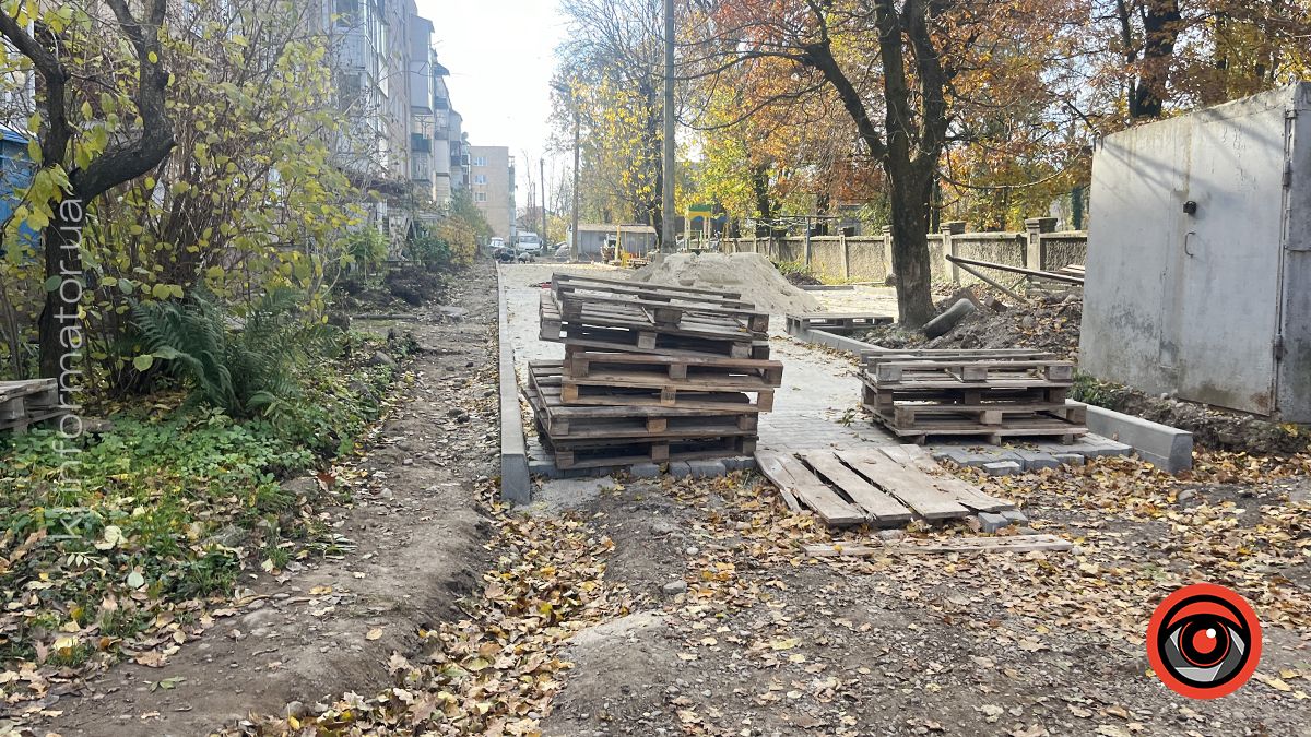 Ремонт на вул.Бандери