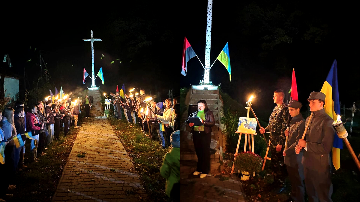 У Велесову ніч у Саджавці пройшла смолоскипна хода 1
