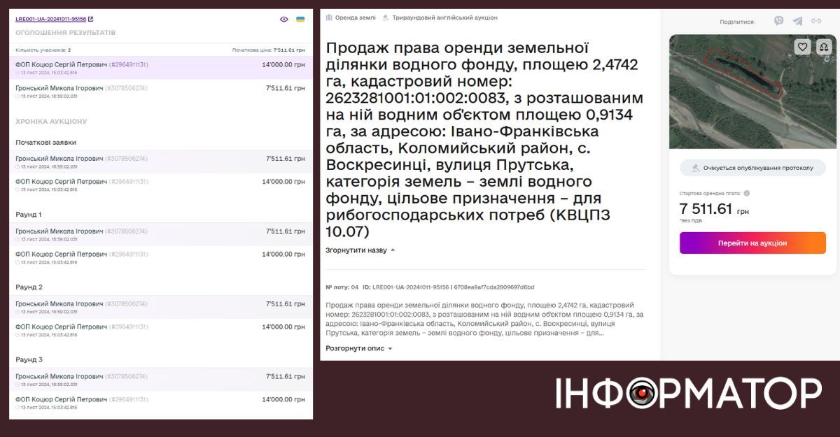 Квадратний метр - за пів гривні: коломийський депутат на 20 років орендує землю біля Пруту 1