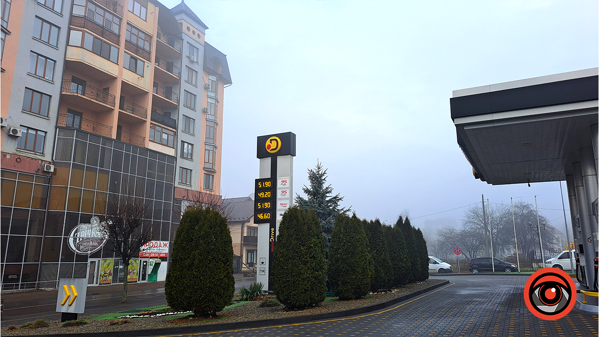 Актуальні ціни на паливо у Коломиї 29 листопада 2