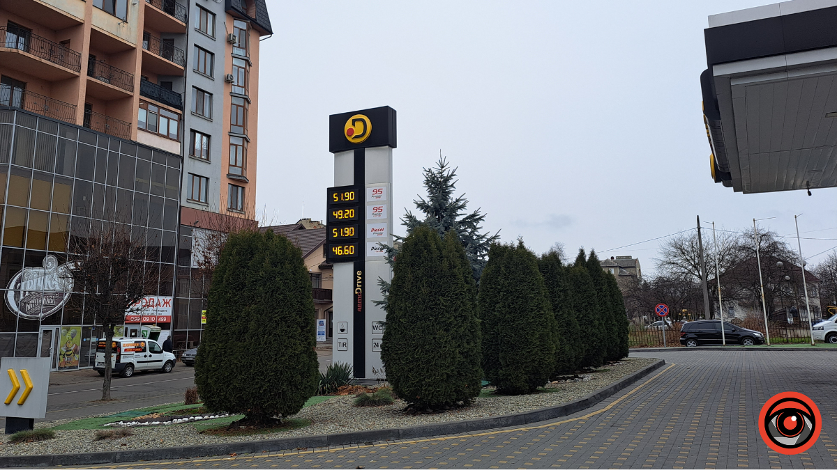 Скільки коштує пальне на АЗС Коломиї 22 листопада 4