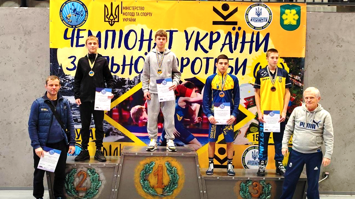 Коломияни здобули призові місця на Чемпіонаті України з вільної боротьби 2