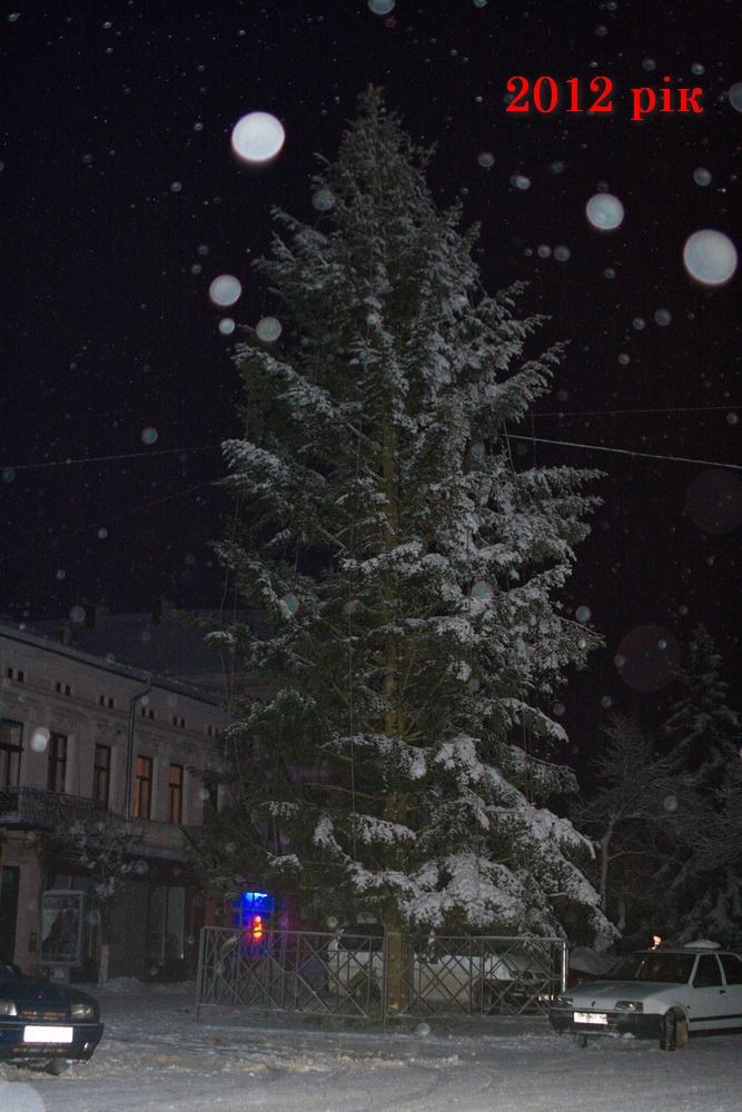 Головні ялинки Коломиї у різні роки 5