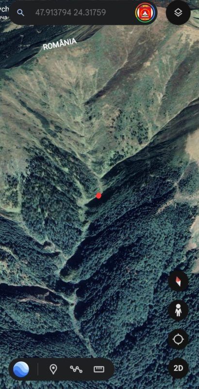 Координати місця знаходження українців у момент виклику рятувальників