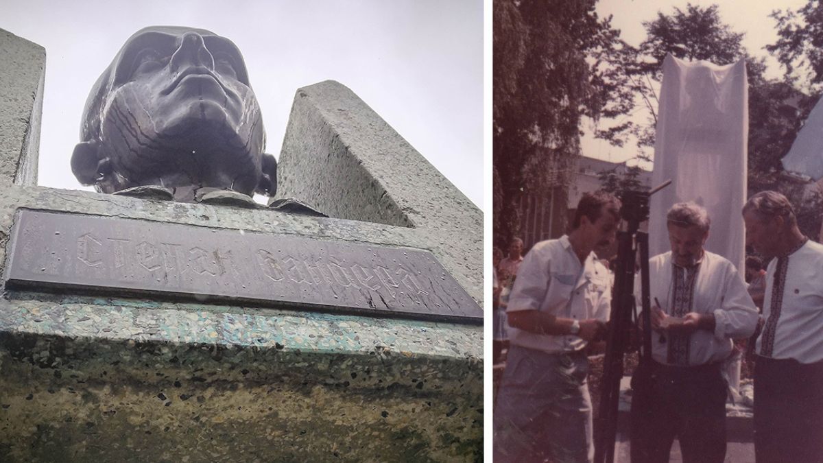 Як в Коломиї з'явився пам'ятник Степану Бандері ще до розпаду країни рад 3