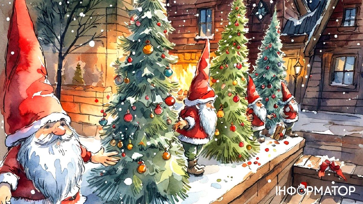 Зимові вулиці Коломиї в ілюстраціях: як ШІ бачить святкові пейзажі міста 19