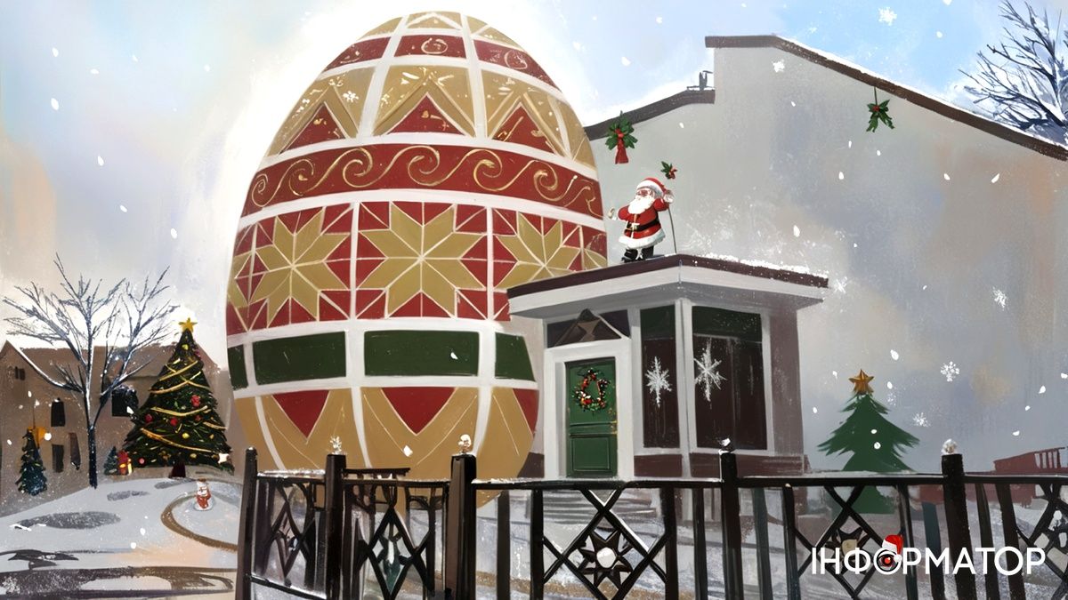 Зимові вулиці Коломиї в ілюстраціях: як ШІ бачить святкові пейзажі міста 3