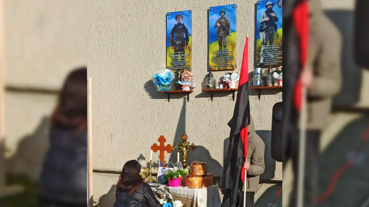 У Княждворі відкрили меморіальну дошку загиблому лейтенанту Максиму Лесюку 4